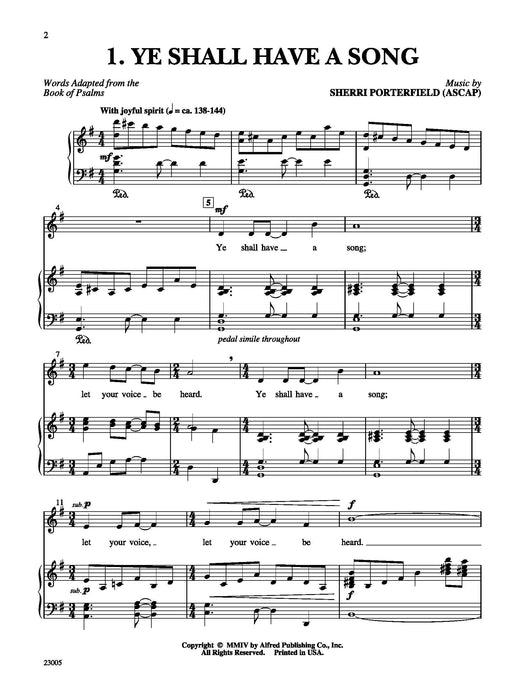 Ye Shall Have a Song 13 Vocal Solos Featuring Famous Texts 獨奏 | 小雅音樂 Hsiaoya Music