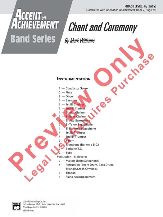 Chant and Ceremony 聖歌 總譜 | 小雅音樂 Hsiaoya Music