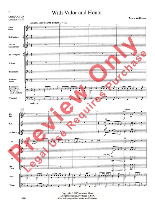 With Valor and Honor 總譜 | 小雅音樂 Hsiaoya Music