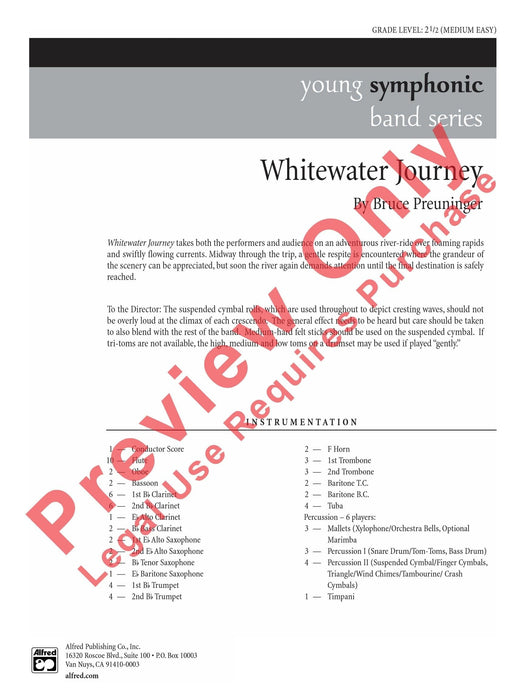 White Water Journey 總譜 | 小雅音樂 Hsiaoya Music