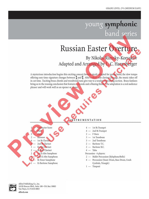 Russian Easter Overture 序曲 總譜 | 小雅音樂 Hsiaoya Music