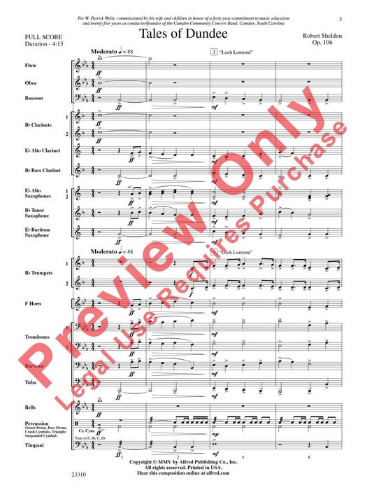 Tales of Dundee 總譜 | 小雅音樂 Hsiaoya Music