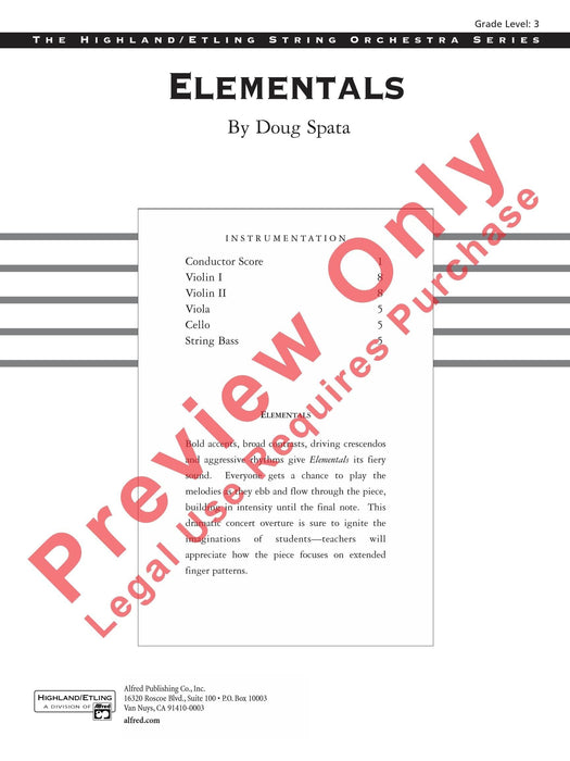 Elementals 總譜 | 小雅音樂 Hsiaoya Music