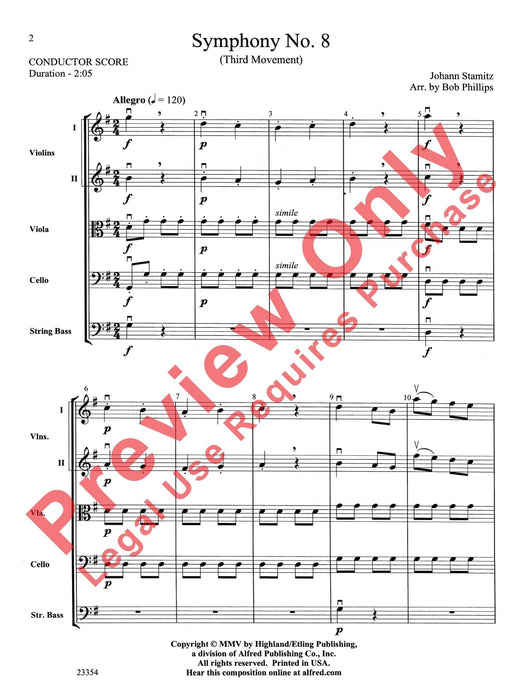 Symphony No. 8 (Third Movement) 史塔米茲,約翰 交響曲 樂章 | 小雅音樂 Hsiaoya Music