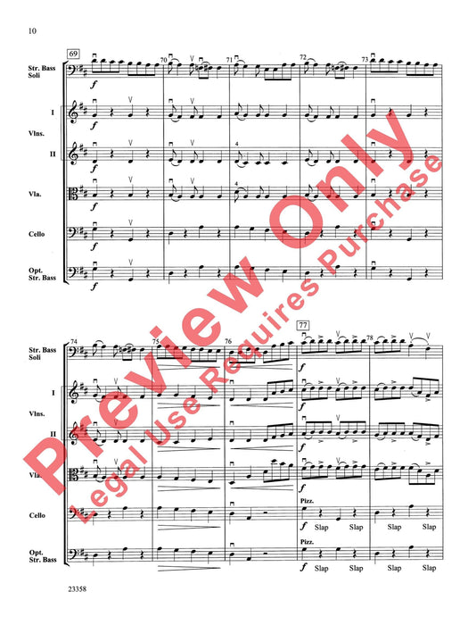 Bass-ically Bluegrass Bass Solo or Section Feature 獨奏 樂節 總譜 | 小雅音樂 Hsiaoya Music