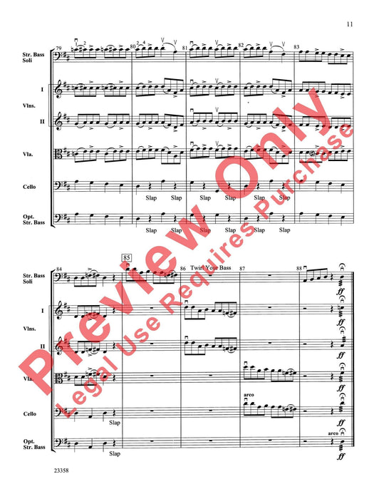 Bass-ically Bluegrass Bass Solo or Section Feature 獨奏 樂節 總譜 | 小雅音樂 Hsiaoya Music