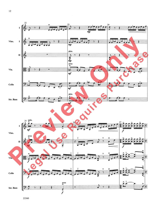 Folk Tune Air and Fiddler's Fury 民謠 總譜 | 小雅音樂 Hsiaoya Music