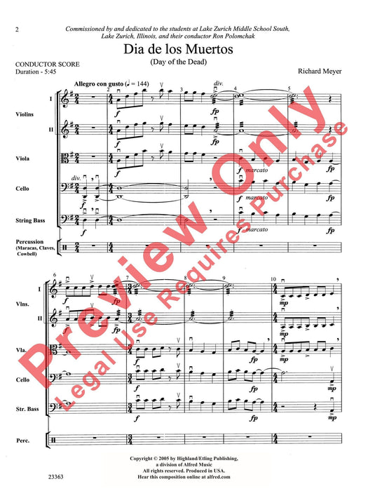 Dia de los Muertos (Day of the Dead) 總譜 | 小雅音樂 Hsiaoya Music