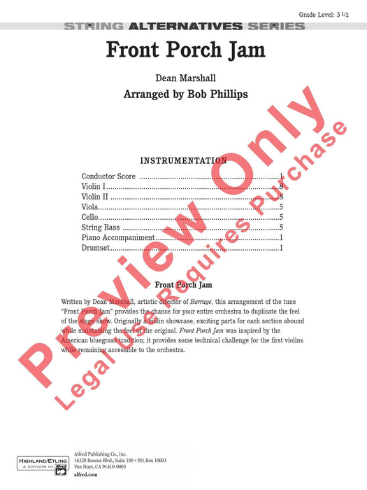 Front Porch Jam 總譜 | 小雅音樂 Hsiaoya Music