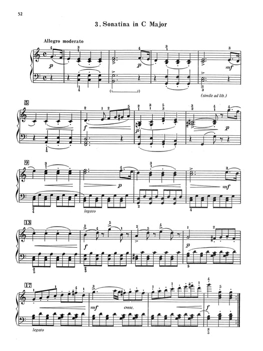 Diabelli: 11 Sonatinas, Opp. 151, 168 迪亞貝里 小奏鳴曲 | 小雅音樂 Hsiaoya Music