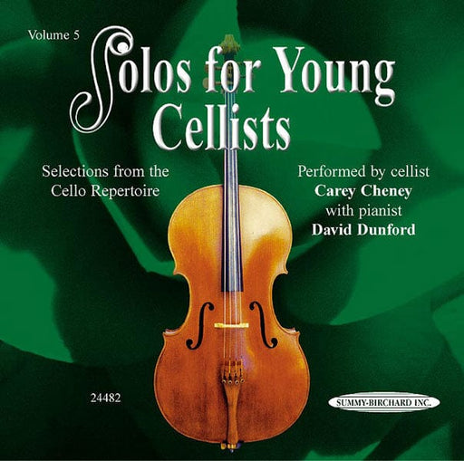 Solos for Young Cellists CD, Volume 5 Selections from the Cello Repertoire 獨奏 大提琴 | 小雅音樂 Hsiaoya Music