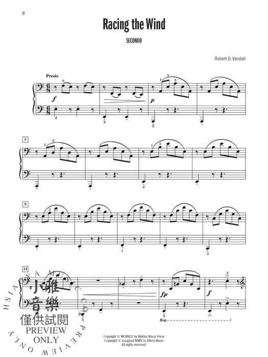 Celebrated Piano Duets, Book 4 Five Diverse Duets for Intermediate Pianists 鋼琴 二重奏 | 小雅音樂 Hsiaoya Music