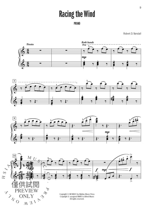 Celebrated Piano Duets, Book 4 Five Diverse Duets for Intermediate Pianists 鋼琴 二重奏 | 小雅音樂 Hsiaoya Music