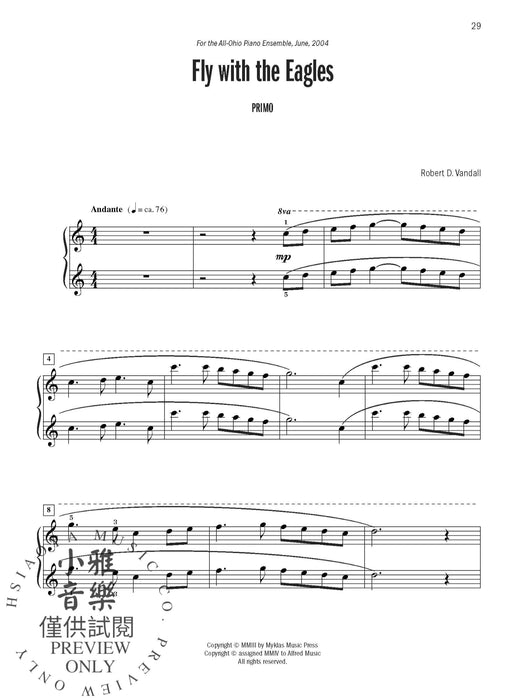 Celebrated Piano Duets, Book 4 Five Diverse Duets for Intermediate Pianists 鋼琴 二重奏 | 小雅音樂 Hsiaoya Music