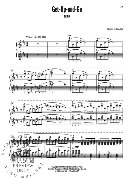 Celebrated Piano Duets, Book 5 Five Diverse Duets for Intermediate to Late Intermediate Pianists 鋼琴 二重奏 | 小雅音樂 Hsiaoya Music