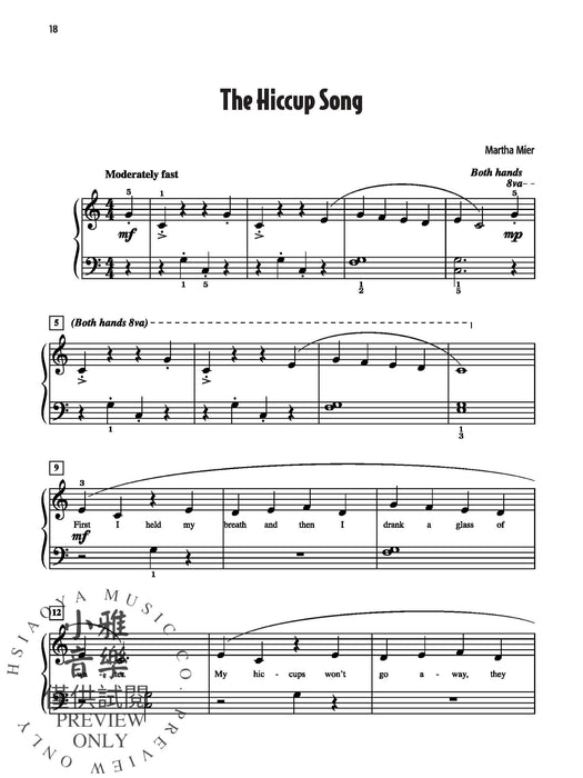 Martha Mier's Favorite Solos, Book 1 10 of Her Original Piano Solos 瑪塔 獨奏 鋼琴 獨奏 | 小雅音樂 Hsiaoya Music
