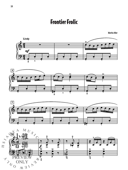 Martha Mier's Favorite Solos, Book 2 10 of Her Original Piano Solos 瑪塔 獨奏 鋼琴 獨奏 | 小雅音樂 Hsiaoya Music