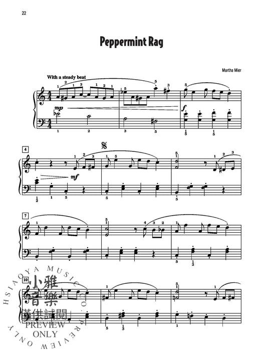 Martha Mier's Favorite Solos, Book 2 10 of Her Original Piano Solos 瑪塔 獨奏 鋼琴 獨奏 | 小雅音樂 Hsiaoya Music