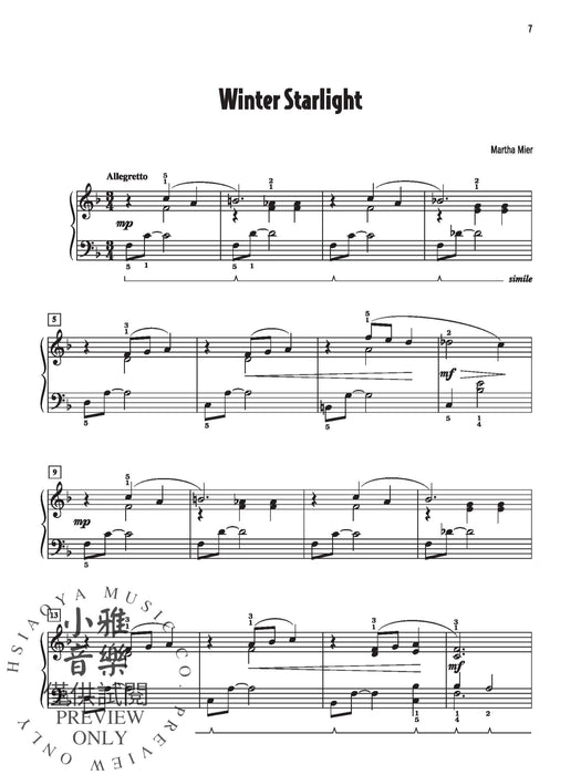 Martha Mier's Favorite Solos, Book 3 9 of Her Original Piano Solos 瑪塔 獨奏 鋼琴 獨奏 | 小雅音樂 Hsiaoya Music