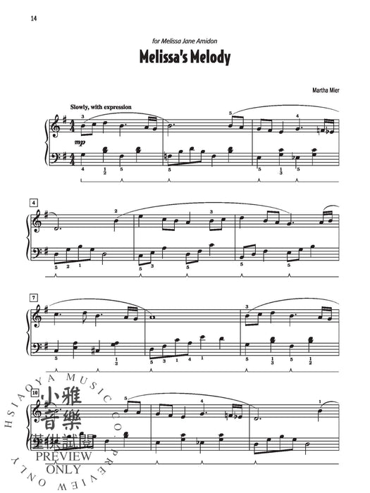 Martha Mier's Favorite Solos, Book 3 9 of Her Original Piano Solos 瑪塔 獨奏 鋼琴 獨奏 | 小雅音樂 Hsiaoya Music