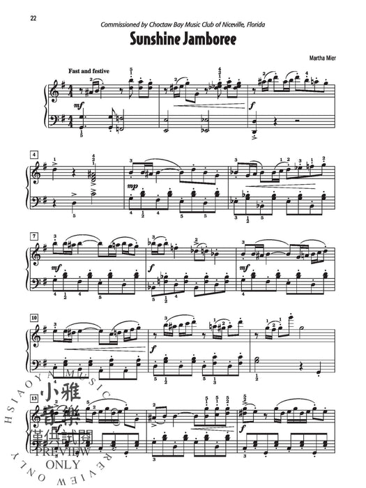 Martha Mier's Favorite Solos, Book 3 9 of Her Original Piano Solos 瑪塔 獨奏 鋼琴 獨奏 | 小雅音樂 Hsiaoya Music