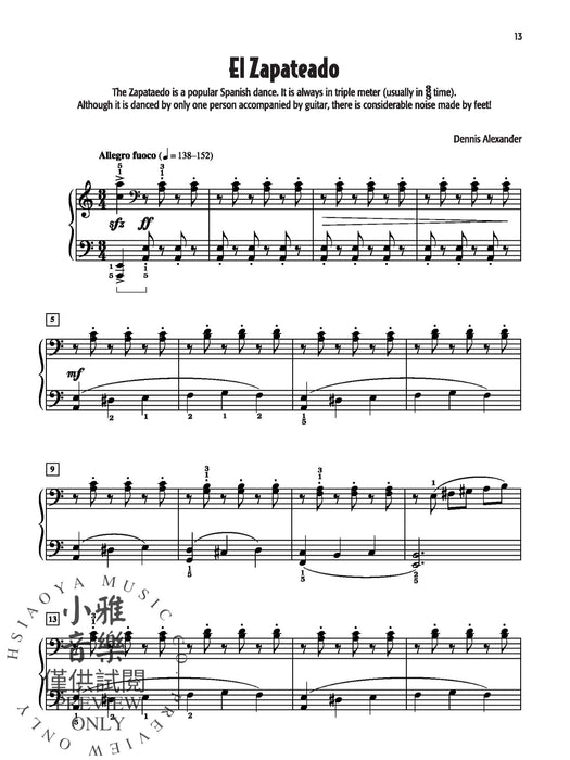 Dennis Alexander's Favorite Solos, Book 2 8 of His Original Piano Solos 獨奏 鋼琴 獨奏 | 小雅音樂 Hsiaoya Music