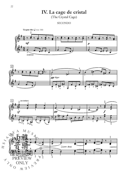 Ibert: Histoires For One Piano, Four Hands 伊貝爾 鋼琴四手聯彈 | 小雅音樂 Hsiaoya Music