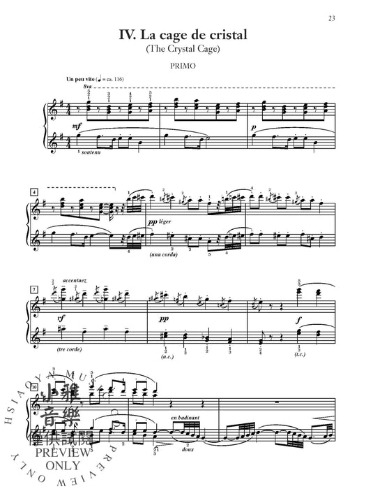 Ibert: Histoires For One Piano, Four Hands 伊貝爾 鋼琴四手聯彈 | 小雅音樂 Hsiaoya Music