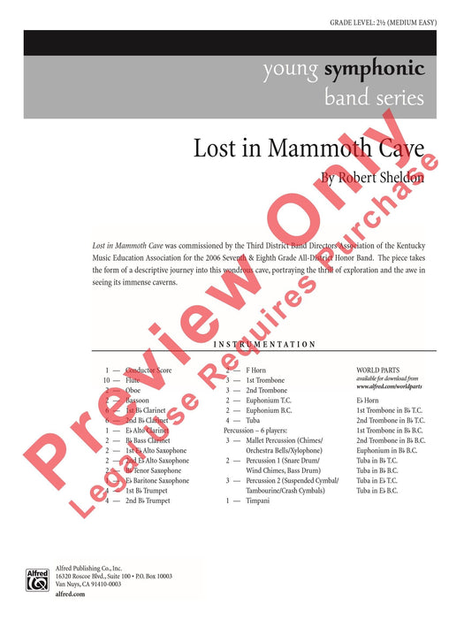 Lost in Mammoth Cave 總譜 | 小雅音樂 Hsiaoya Music