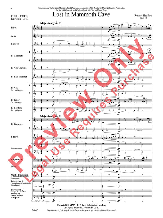 Lost in Mammoth Cave 總譜 | 小雅音樂 Hsiaoya Music