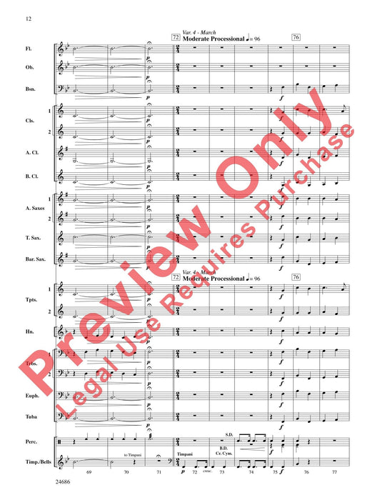 Air and Variations 詠唱調 總譜 | 小雅音樂 Hsiaoya Music