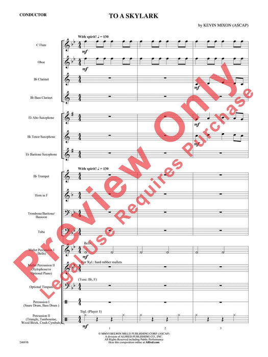 To a Skylark 總譜 | 小雅音樂 Hsiaoya Music