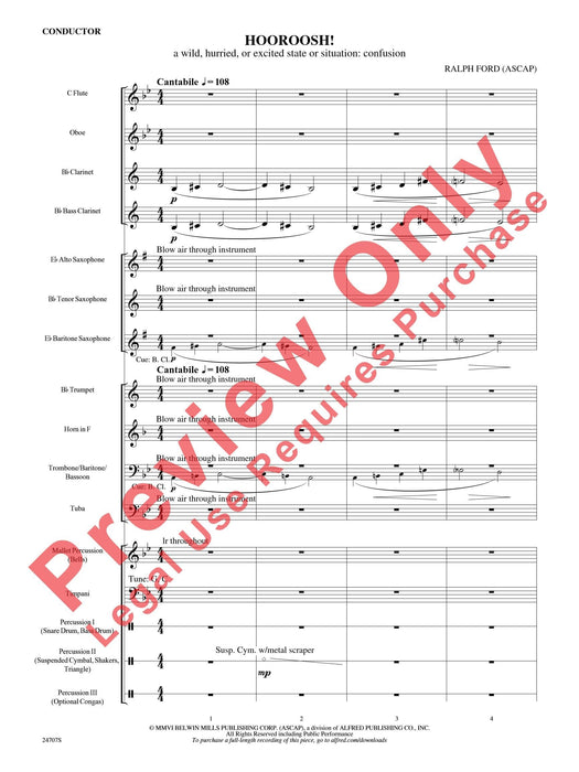 Hooroosh! 總譜 | 小雅音樂 Hsiaoya Music