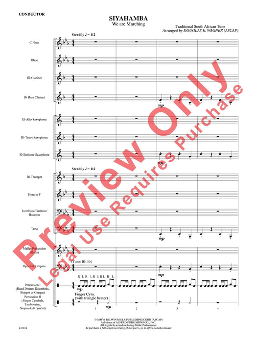 Siyahamba (We Are Marching) 進行曲 總譜 | 小雅音樂 Hsiaoya Music