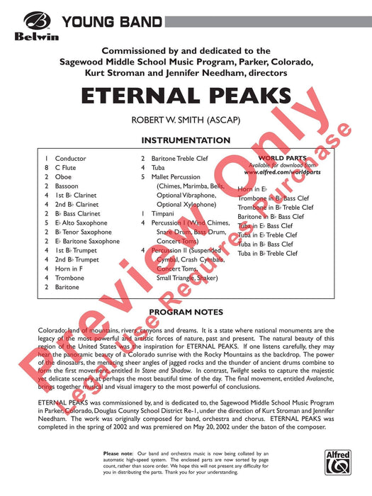 Eternal Peaks 總譜 | 小雅音樂 Hsiaoya Music