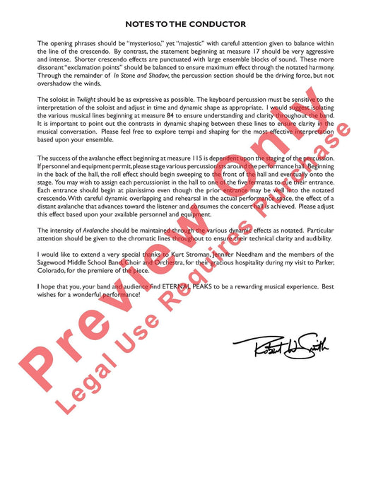 Eternal Peaks 總譜 | 小雅音樂 Hsiaoya Music