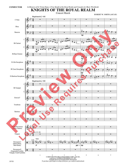 Knights of the Royal Realm (Concert March) 音樂會進行曲 總譜 | 小雅音樂 Hsiaoya Music