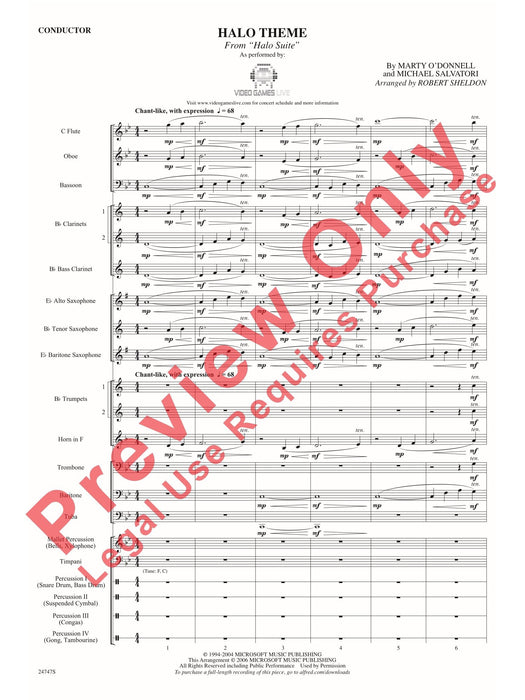 Halo Theme (from Halo Suite) 主題 組曲 總譜 | 小雅音樂 Hsiaoya Music