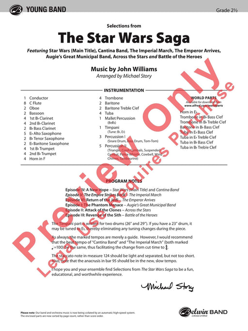 The Star Wars® Saga, Selections from | 小雅音樂 Hsiaoya Music