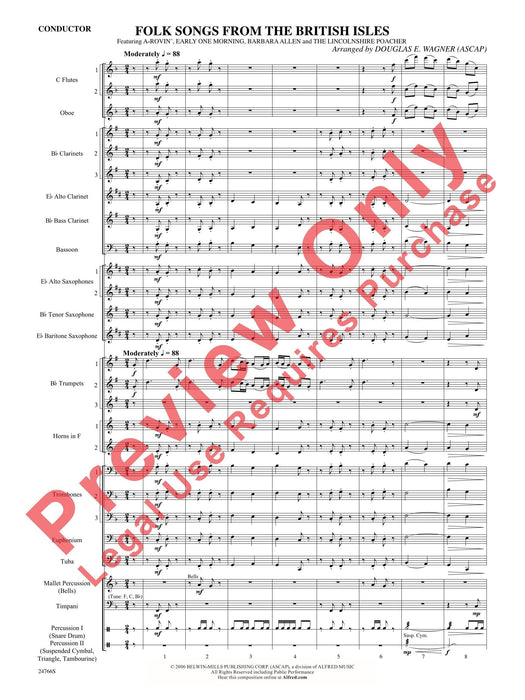 Folk Songs from the British Isles 民謠 總譜 | 小雅音樂 Hsiaoya Music