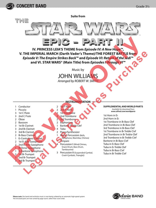 The Star Wars Epic - Part II, Suite from Featuring: Princess Leia's Theme / Imperial March / The Forest Battle / Star Wars® Main Title 組曲 主題進行曲 | 小雅音樂 Hsiaoya Music