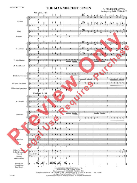 The Magnificent Seven 總譜 | 小雅音樂 Hsiaoya Music