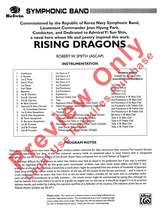 Rising Dragons 總譜 | 小雅音樂 Hsiaoya Music