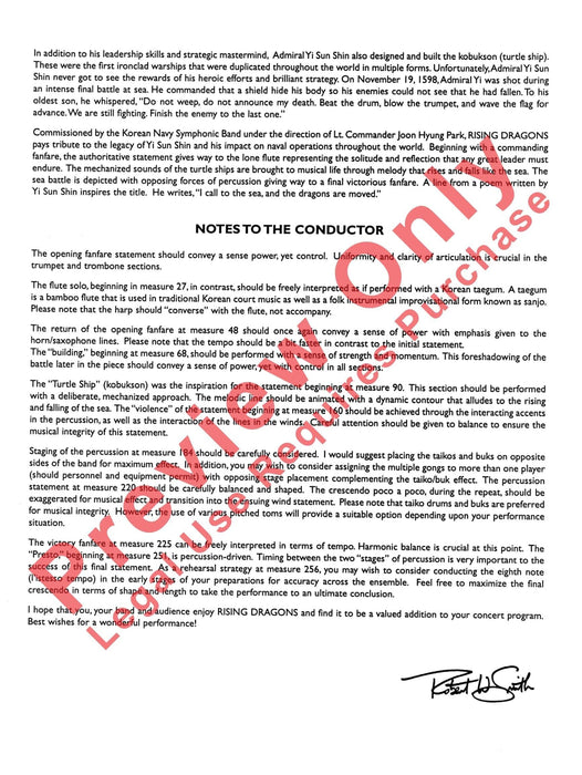 Rising Dragons 總譜 | 小雅音樂 Hsiaoya Music