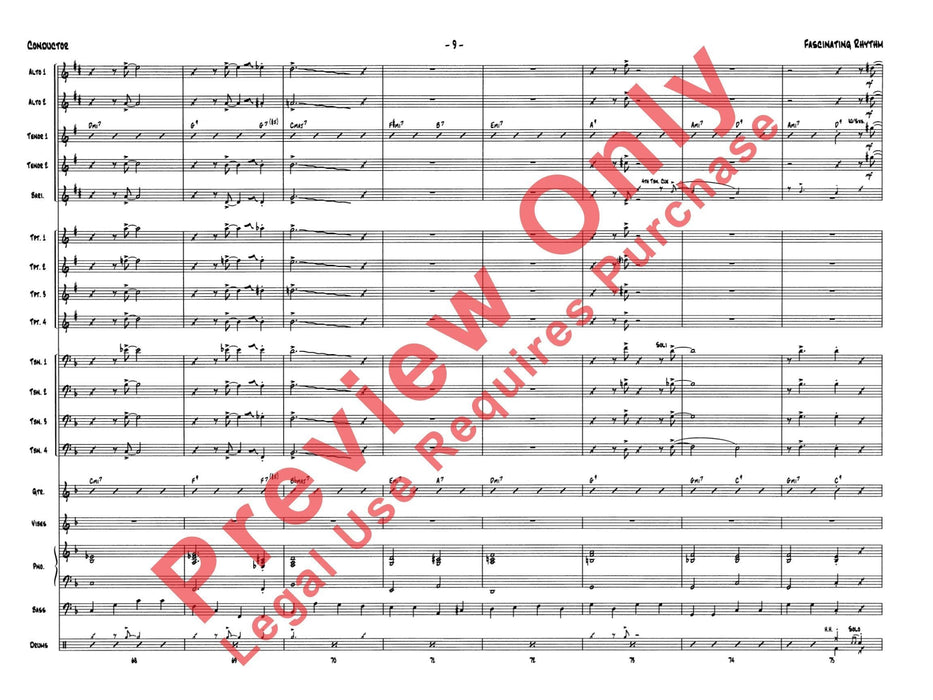 Fascinating Rhythm 蓋希文 節奏 總譜 | 小雅音樂 Hsiaoya Music