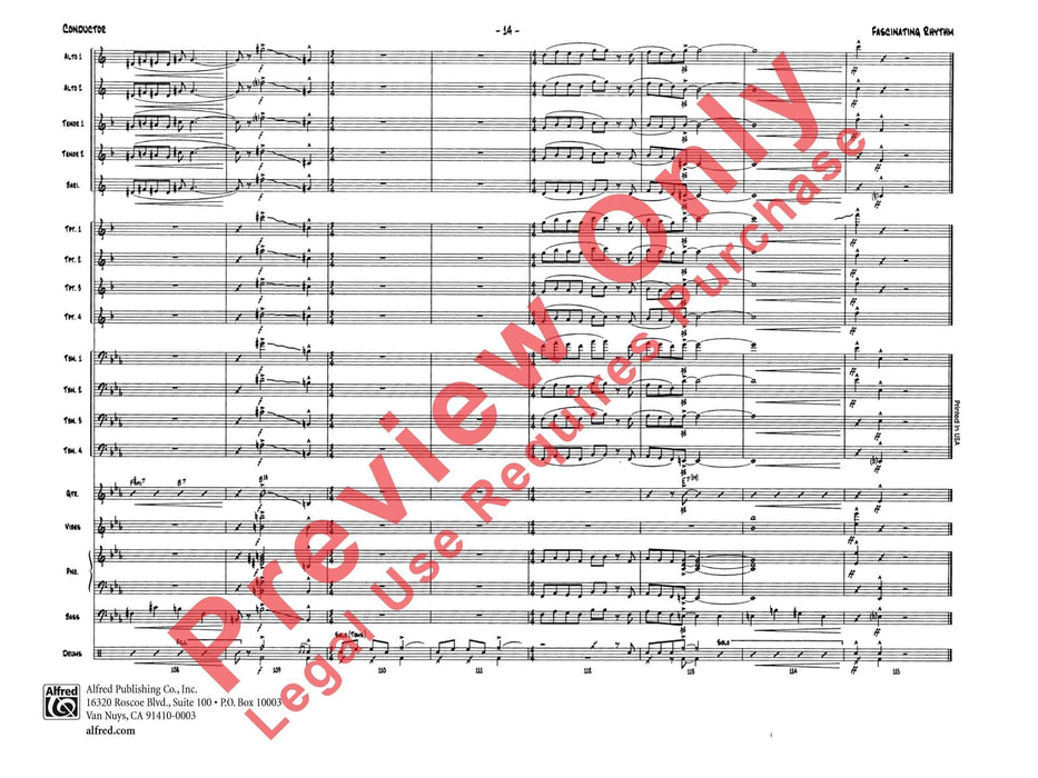 Fascinating Rhythm 蓋希文 節奏 總譜 | 小雅音樂 Hsiaoya Music