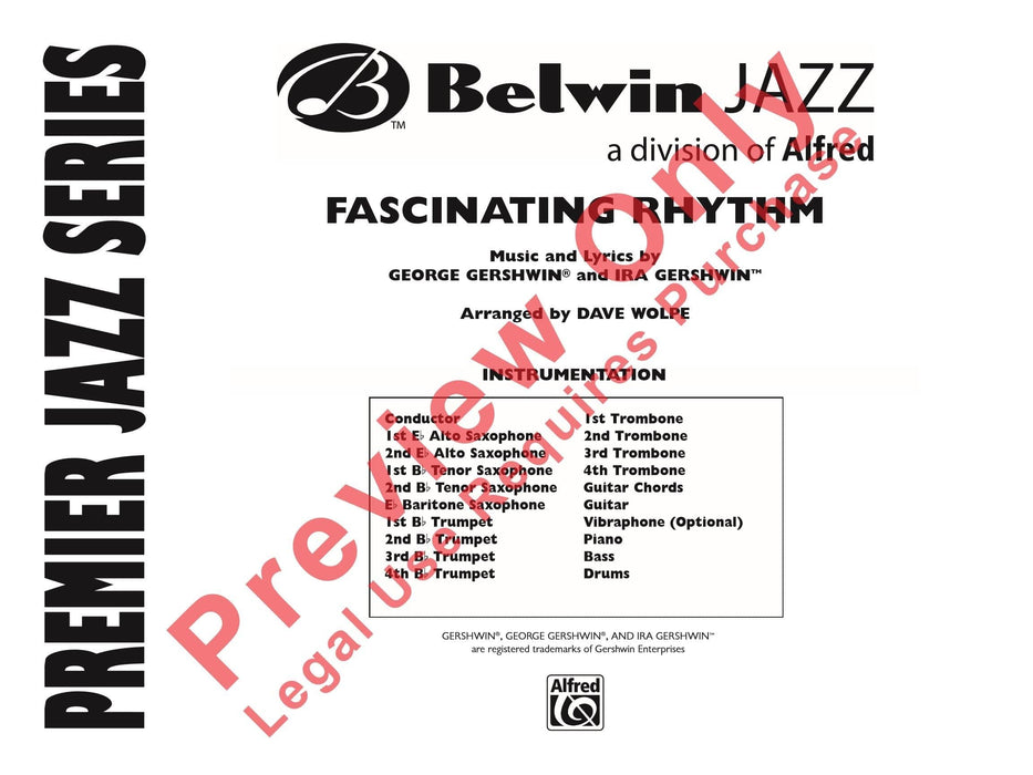 Fascinating Rhythm 蓋希文 節奏 總譜 | 小雅音樂 Hsiaoya Music