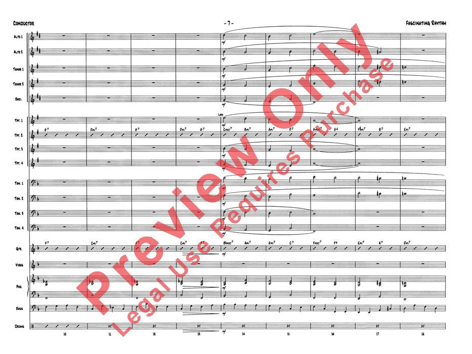 Fascinating Rhythm 蓋希文 節奏 總譜 | 小雅音樂 Hsiaoya Music
