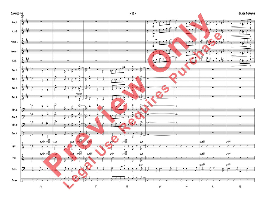 Black Orpheus 奧菲斯 總譜 | 小雅音樂 Hsiaoya Music