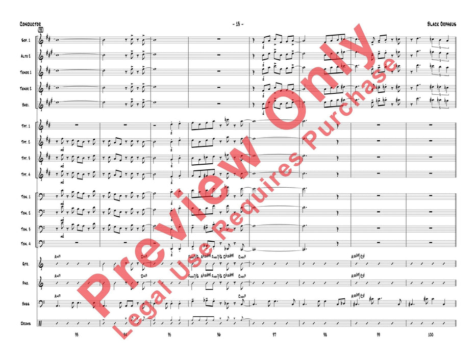 Black Orpheus 奧菲斯 總譜 | 小雅音樂 Hsiaoya Music